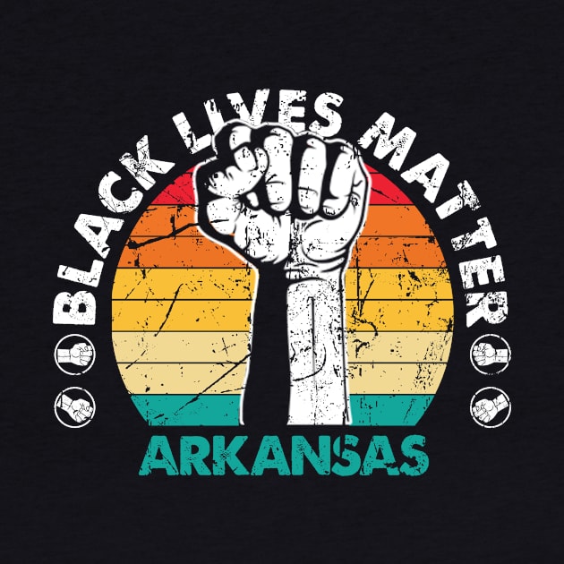 Arkansas black lives matter political protest by Jannysingle